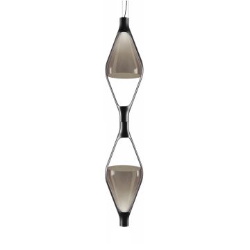 Kundalini LED-Pendelleuchte VICEVERSA 2 Rauchgrau K370281GF