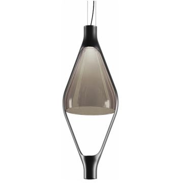 Kundalini LED-Pendelleuchte VICEVERSA Rauchgrau K370280GF