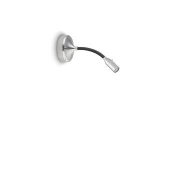 Less´n´more LED-Wand-/ Deckenleuchte ZEUS Z-WDL1 Kopf  15 cm Flexschlauch 