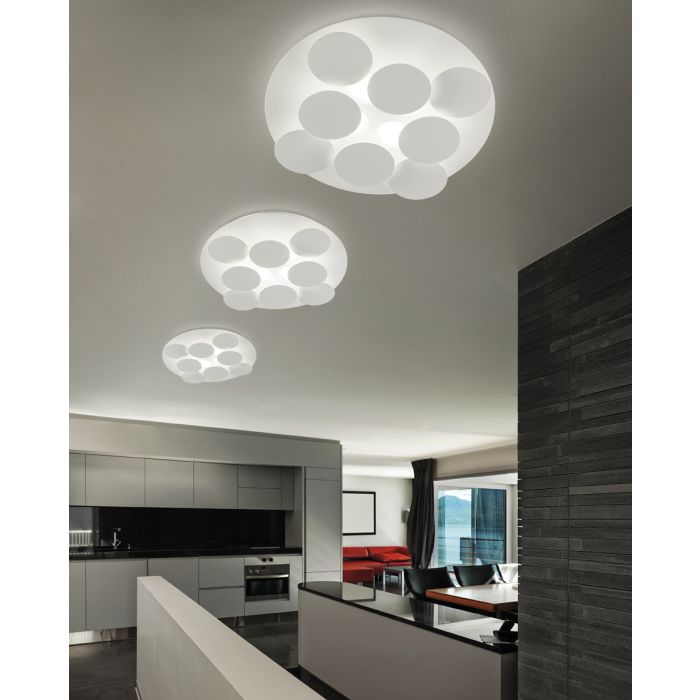 Braga NUVOLA 8er LED-Deckenleuchte 2092/PL60C Braga NUVOLA 8er LED-Deckenleuchte 2092/PL60C