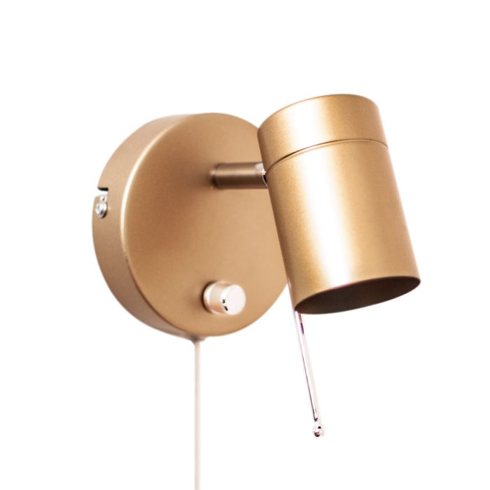 By Rydens Wandleuchte Correct 1-flam Gold matt 4300190-6501 By Rydens Wandleuchte Correct 1-flam Gold matt 4300190-6501
