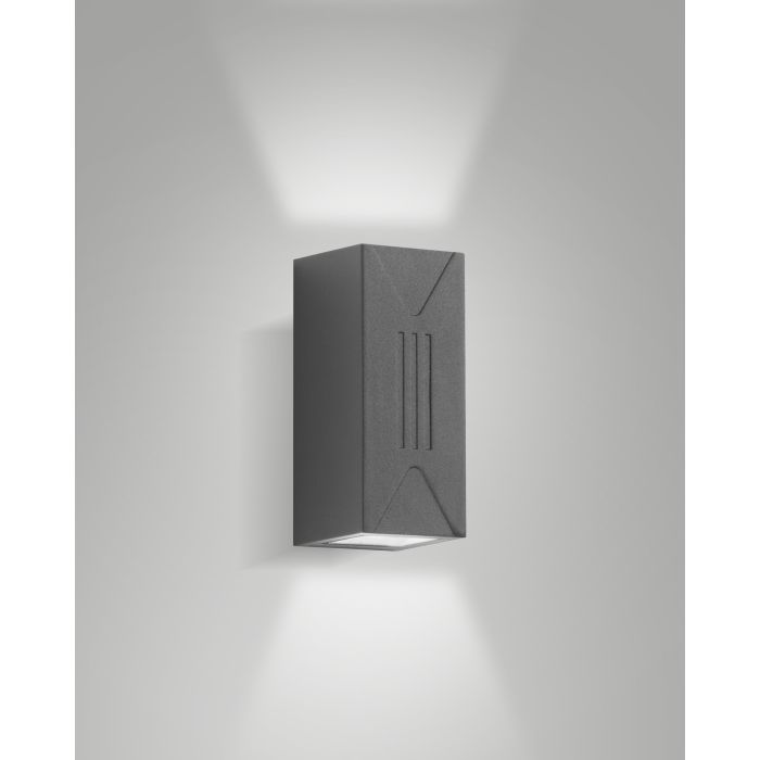 LED-Wandaußenleuchte LULY DARK GREY 