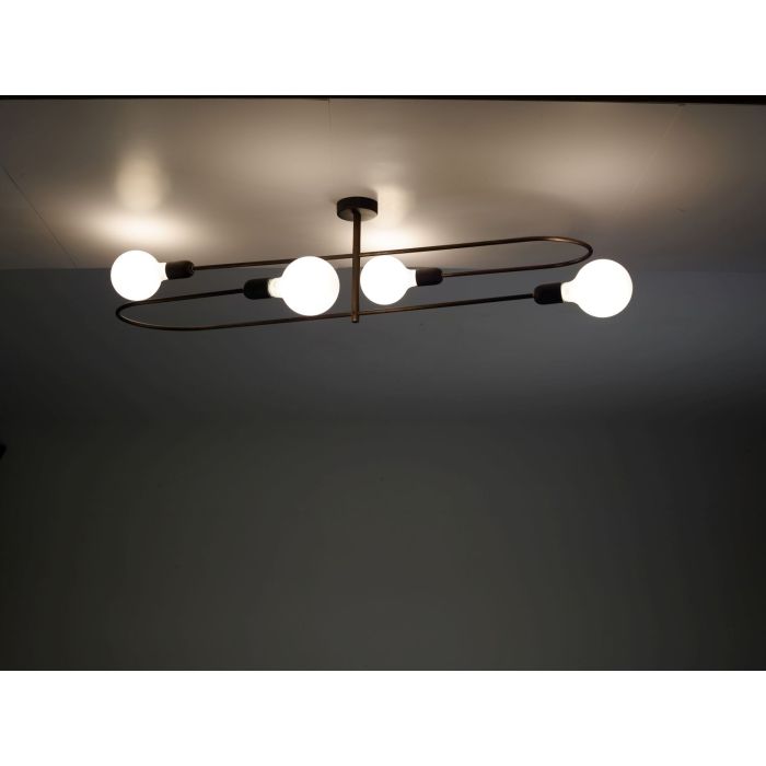 Cattaneo LED-Deckenleuchte Smith Ceiling 105x30 cm Messing poliert 904/4 P-Polished Brass Cattaneo LED-Deckenleuchte Smith Ceiling 105x30 cm Messing poliert 904/4 P-Polished Brass
