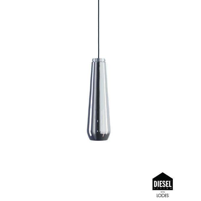 Diesel Pendelleuchte GLASS DROP chrom 504002 Diesel Pendelleuchte GLASS DROP chrom 504002