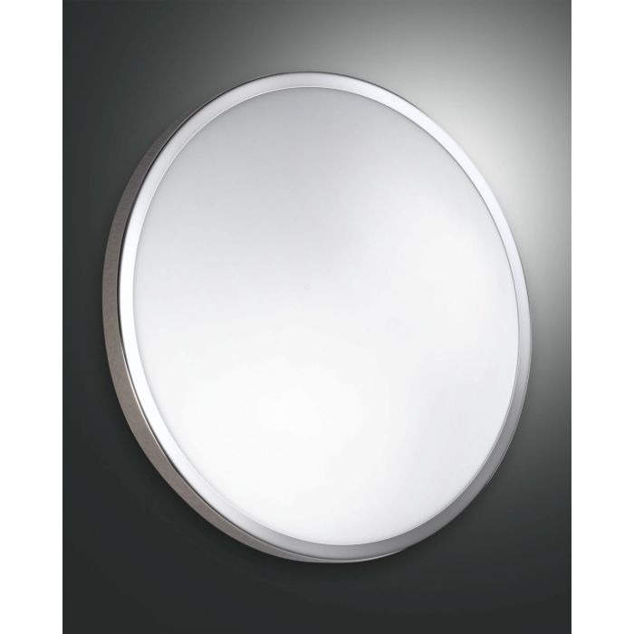 Fabas Luce Deckenleuchte PLAZA Chrom 40 cm 2866-66-138 Fabas Luce Deckenleuchte PLAZA Chrom 40 cm 2866-66-138