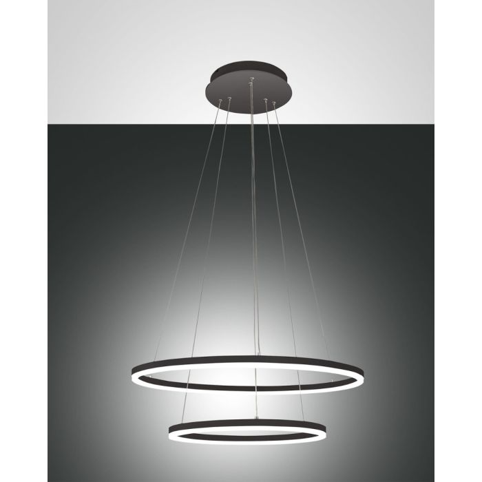 Fabas Luce 2er-LED-Pendelleuchte GIOTTO 60cm schwarz 3508-45-101 Fabas Luce 2er-LED-Pendelleuchte GIOTTO 60cm schwarz 3508-45-101