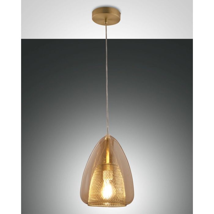 Fabas Luce Pendelleuchte BRITTON Amber 3673-40-125 Fabas Luce Pendelleuchte BRITTON Amber 3673-40-125
