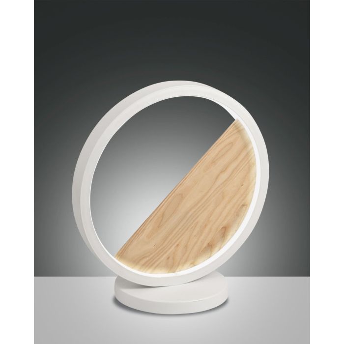 Fabas Luce LED-Tischleuchte PIERRE Weiß/Holz 3695-30-102 Fabas Luce LED-Tischleuchte PIERRE Weiß/Holz 3695-30-102