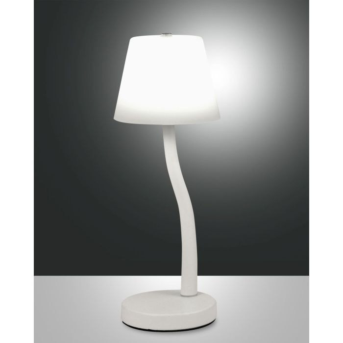 Fabas Luce LED-Tischleuchte IBLA Weiß 3703-30-102 Fabas Luce LED-Tischleuchte IBLA Weiß 3703-30-102