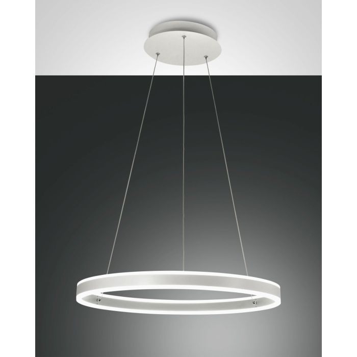 Fabas Luce LED-Pendelleuchte PALAU Weiß 60 cm 3743-40-102 Fabas Luce LED-Pendelleuchte PALAU Weiß 60 cm 3743-40-102