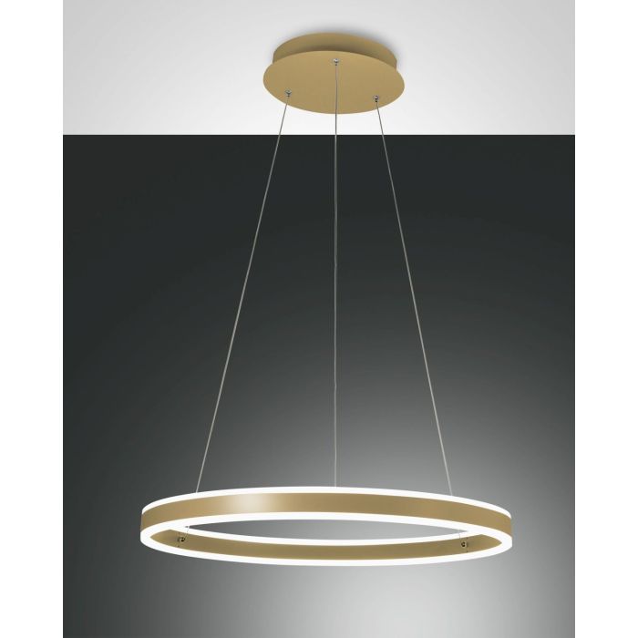 Fabas Luce LED-Pendelleuchte PALAU Gold matt 60 cm 3743-40-225 Fabas Luce LED-Pendelleuchte PALAU Gold matt 60 cm 3743-40-225