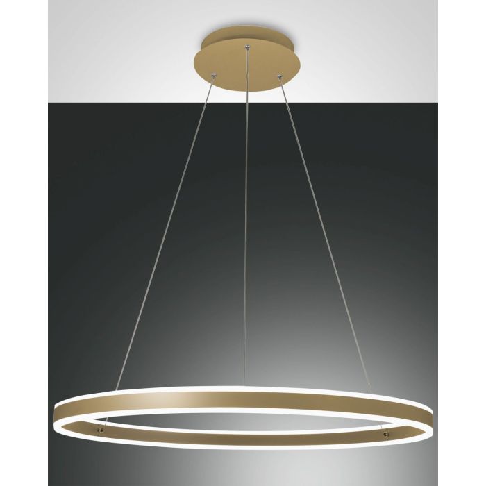 Fabas Luce LED-Pendelleuchte PALAU Gold matt 80 cm 3743-46-225 Fabas Luce LED-Pendelleuchte PALAU Gold matt 80 cm 3743-46-225