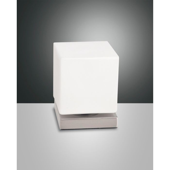 Fabas Luce LED-Tischleuchte BRENTA Nickel 3407-30-178 Fabas Luce LED-Tischleuchte BRENTA Nickel 3407-30-178