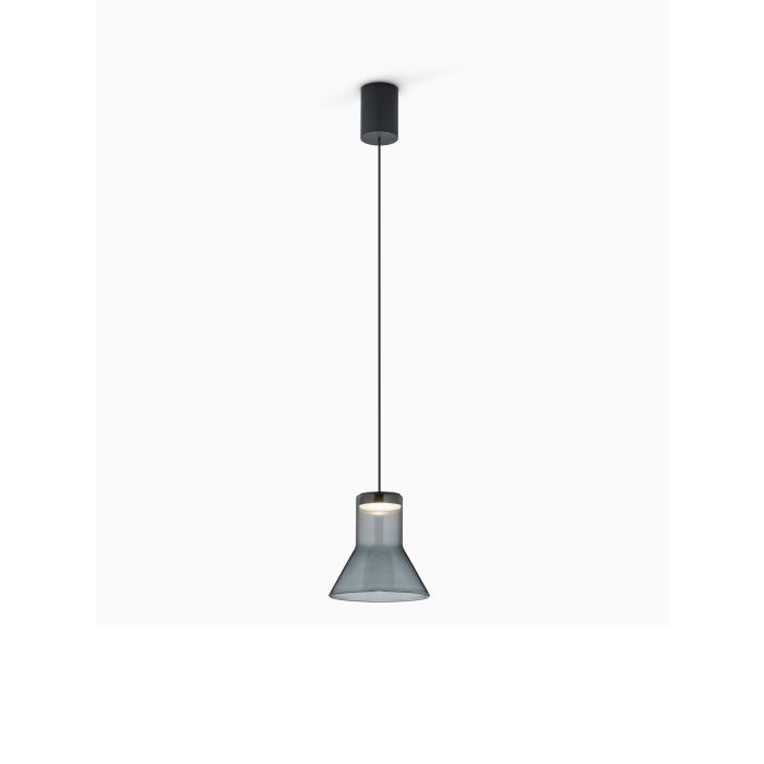 Helestra LED-Pendelleuchte FOU Schwarz matt Grau 13 cm 6-5040.22 Helestra LED-Pendelleuchte FOU Schwarz matt Grau 13 cm 6-5040.22