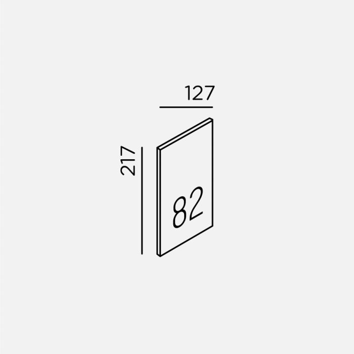 IP44.de Leuchten GIC COVER NUMBER Messing poliert (ohne Leuchte und mit Hausnummer) 93250-CB-NO-PO IP44.de Leuchten GIC COVER NUMBER Messing poliert (ohne Leuchte und mit Hausnummer) 93250-CB-NO-PO