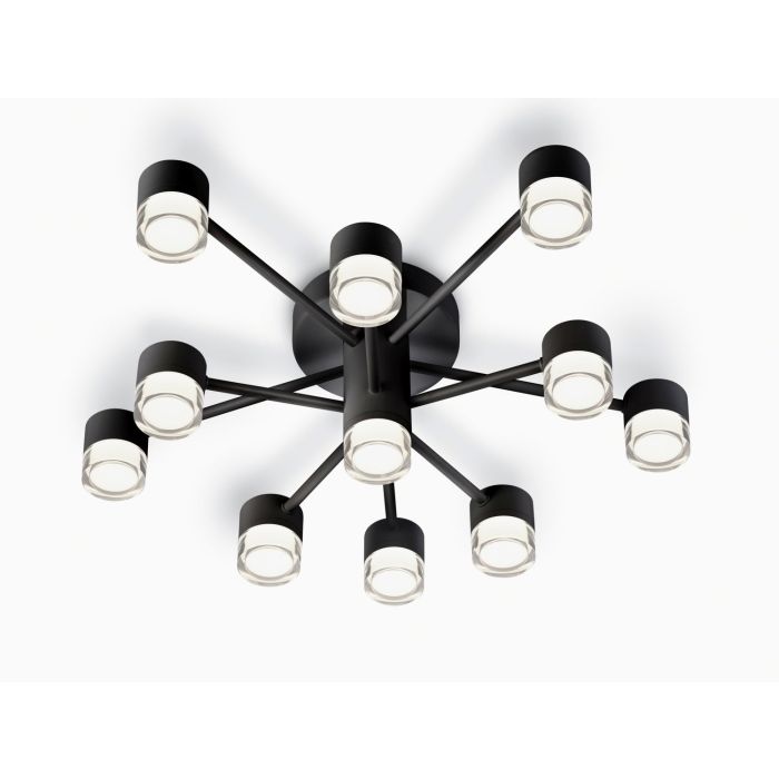 Helestra LED-11-flammigDeckenleuchte KALA Schwarz matt 5-5010.22 Helestra LED-11-flammigDeckenleuchte KALA Schwarz matt 5-5010.22