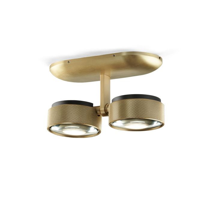 Light-Point 2er-LED-Deckenspot COSMO Messing 271014 Light-Point 2er-LED-Deckenspot COSMO Messing 271014