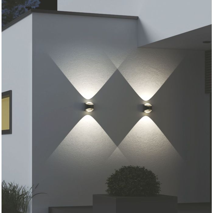 LOOM Design LED-Wandaußenleuchte SAGA Schwarz 830-002 LOOM Design LED-Wandaußenleuchte SAGA Schwarz 830-002