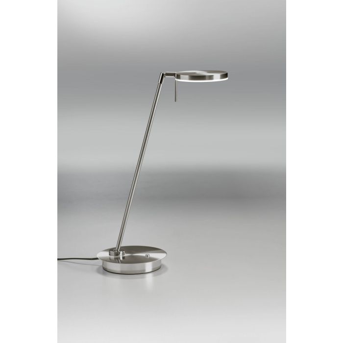 LupiaLicht LED-Tischleuchte CYCLE Nickel matt 2840-1-69 LupiaLicht LED-Tischleuchte CYCLE Nickel matt 2840-1-69