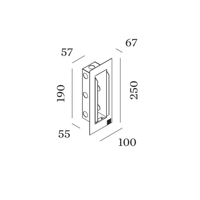 Wever & Ducré Zubehör ORIS 0.7 / RETO 2.0 RECESSED HOUSING INCL. PLASTERKIT 90012039 Wever & Ducré Zubehör ORIS 0.7 / RETO 2.0 RECESSED HOUSING INCL. PLASTERKIT 90012039
