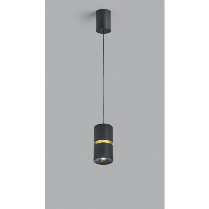 LED-Pendelleuchte ROK Schwarz / Gold LED-Pendelleuchte ROK Schwarz / Gold