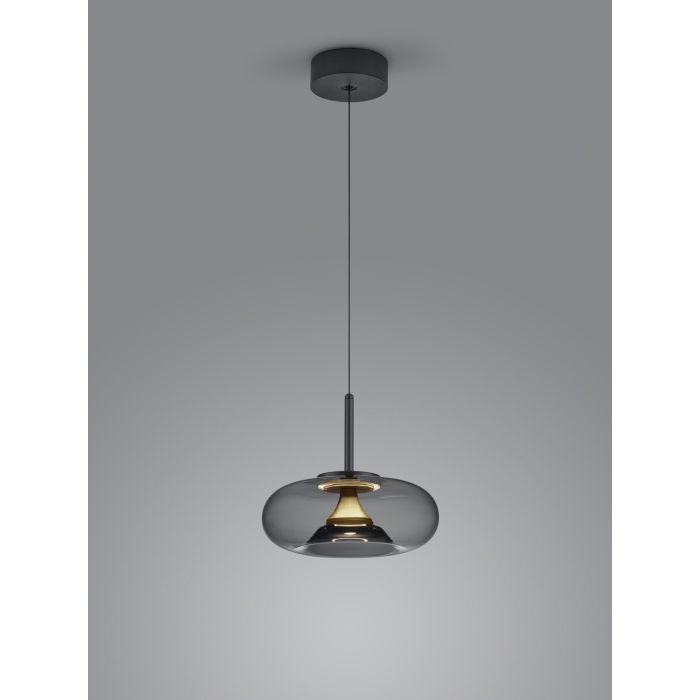 LED-Pendelleuchte SICA Schwarz / Gold LED-Pendelleuchte SICA Schwarz / Gold
