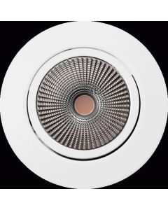 LED-Einbaustrahler MOBiDIM COB POWER 12W R 830 45° weiß
