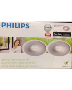 Philips Ledino 2er LED-Einbaustrahler-Set grau 16811/87/16