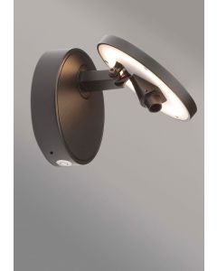 Lumexx LED-Wandleuchte DOT schwarz 2-216-01-2