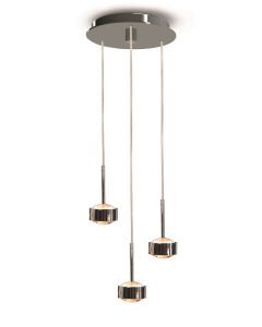 Top Light PUK DROP TRIO LED-Pendelleuchte