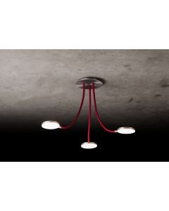 Holtkötter 3er-LED-Deckenleuchte FLEX D3 schwarz 9923-3-555