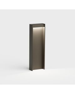 IP44.de LED-Pollerleuchte SLAT 70cm braun 91032-CB
