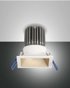 LED-Einbaustrahler CRIO SQUARE weiß/gold 4000K