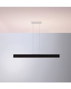 LED-Pendelleuchte VITRO 122cm/142cm schwarz
