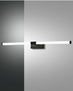 LED-Spiegelleuchte AGO schwarz 61cm