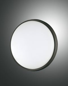 Fabas Luce LED-Deckenleuchte OLLY 24cm schwarz 3315-61-101