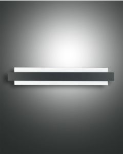 Fabas Luce LED-Wandleuchte REGOLO 60cm schwarz 3558-22-101