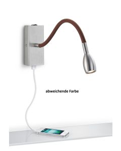 GKS Knapstein LED-Wandleuchte Nickel matt 21.840.05