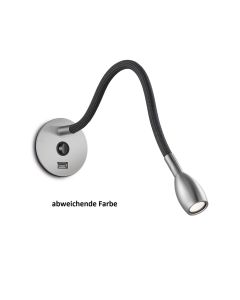 GKS Knapstein LED-Wandeinbauleuchte Nickel matt/braun 21.841.56