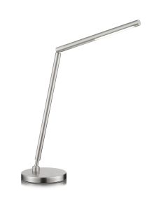 LED-Tischleuchte DINA Nickel matt (mit Gestensensor)