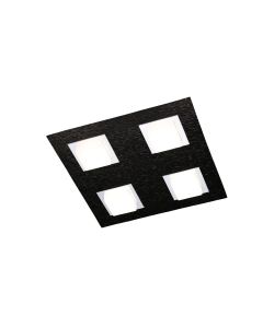 Grossmann LED-Deckenleuchte BASIC 30x30m schwarz 74-790-046