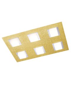 Grossmann LED-Deckenleuchte BASIC 45x30m Messing matt 76-790-058