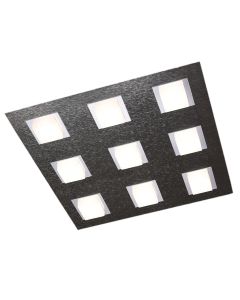 Grossmann LED-Deckenleuchte BASIC 45x45cm anthrazit 79-790-019