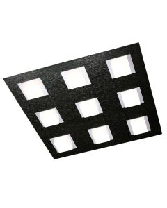 Grossmann LED-Deckenleuchte BASIC 45x45cm schwarz 79-790-046