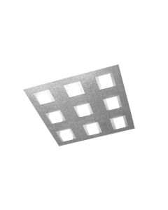 Grossmann LED-Deckenleuchte BASIC 45x45cm Alu 79-790-072