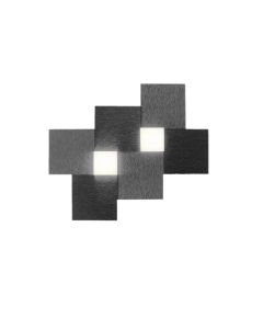 Grossmann LED-Wand-/Deckenleuchte CREO 38x33cm schwarz 52-770-045