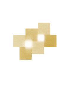 Grossmann LED-Wand-/Deckenleuchte CREO 38x33cm Messing matt 52-770-058