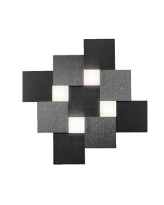 Grossmann LED-Deckenleuchte CREO 44x44cm schwarz 75-770-045
