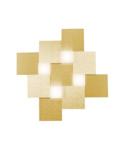 Grossmann LED-Deckenleuchte CREO 44x44cm Messing matt 75-770-058