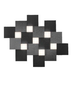 Grossmann LED-Deckenleuchte CREO 60x50cm schwarz 77-770-045